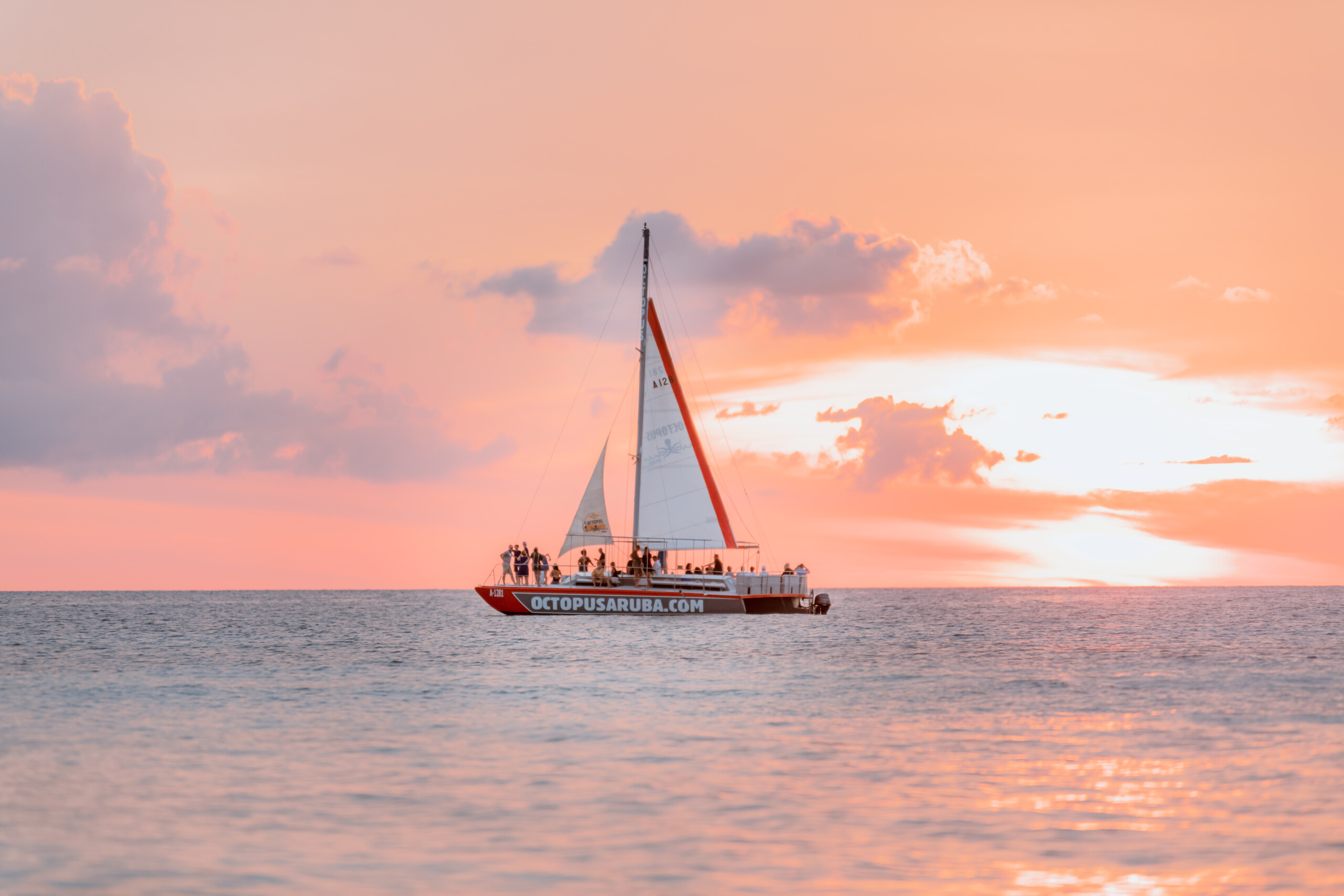 aruba sunset cruises catamaran